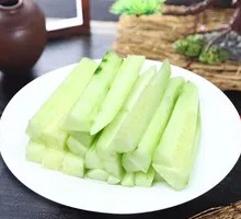 Crisp Cucumber Strips