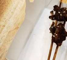 Two Chicken Feet Skewers