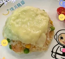 Cheesy Shrimp Risotto