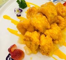 Pineapple Shrimp with Orange Vinegar