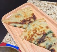 Korean Seafood Scallion Pancake