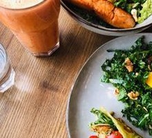 Pan-Seared Salmon with Avocado Salad