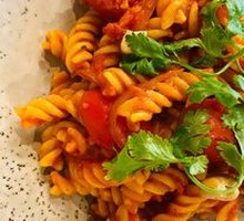 Italian Shrimp with Tomato Sauce Pasta