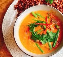 Thai Red Curry Beef Rice