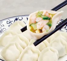 Cucumber and Shrimp Dumplings