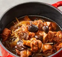 Chicken Stewed with Mushrooms