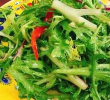 Mixed bitter lettuce salad