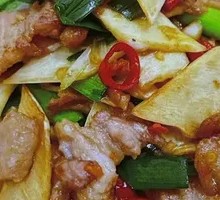 Bamboo Shoots Stir-Fried with Pork
