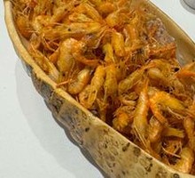 Crispy Fried Live Green Shrimp from Danjiang