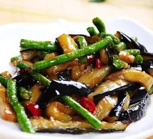 Eggplant and Green Beans