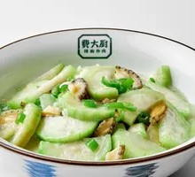 Stir-fried Loofah with Baby Abalone