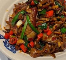 Smoked Bamboo Shoots with Preserved Pork