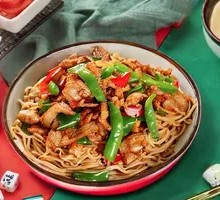 Stir-Fried Pork with Noodles