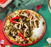 Sour Cabbage and Pork Filament Rice Bowl