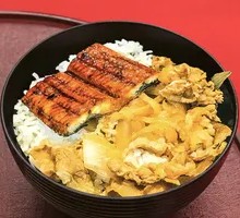 Eel and Beef Rice Bowl