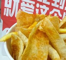 Chicken Strip, French Fry, Rice Cake, Yam Slice Combo