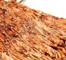 Aluminum-Wrapped Enoki Mushrooms