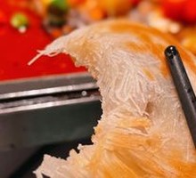 Red Bean Gold Thread Cake