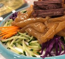 Noodles with Sesame Beef Sauce