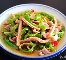 Crispy Pig's Tripe with Green Pepper