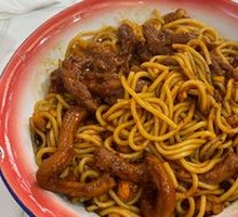 Sauce-Braised Squid with Rice Noodles