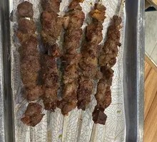 Lamb Skewers on Iron Rods