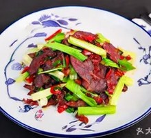 Stir-fried腊牛肉