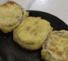 Fried Meat-stuffed Eggplant Cutlets