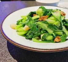 Fried Pork Crumbs with Bok Choy