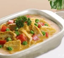 Golden Curry Chicken Rice