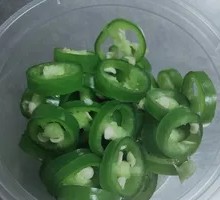 Green chili rings
