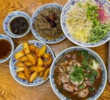 Old Beijing Tofu with Mustard Greens