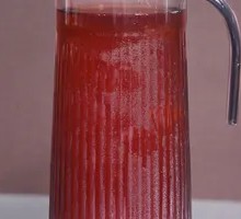 Homemade Plum Syrup Drink