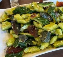 Cucumber and Century Egg Salad