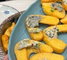 一口上头臭豆腐炸窝头