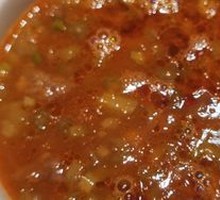 Tomato Beef Cubes Soup