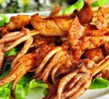 Grilled Squid Skewers