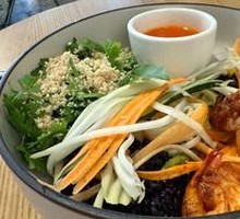 Thai Shrimp Bowl with Spicy Lime Dressing