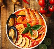 Tom Yum Seafood Soup