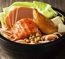 Kimchi Tofu Noodle Soup