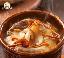 Stewed Old Pigeon Soup with Matsutake and Mountain Mushrooms