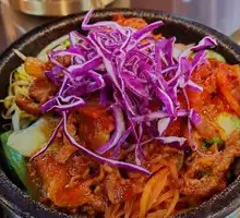 Spicy Kimchi and Pork Rice Bowl