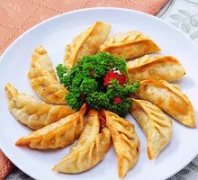 Pork and Napa Cabbage Pan-Fried Dumplings