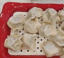 Pork and scallion dumplings