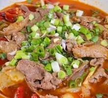 Pickled Chili Pork Liver Noodle Soup
