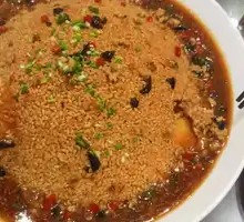 Farmhouse Burnt Rice Crackers with Sauce