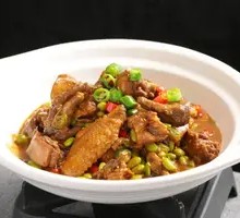 Fava Bean and Chicken Stir-Fry