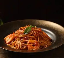 Fresh Shrimp Meat Sauce Pasta