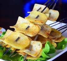Charcoal-Roasted Potato Slices