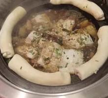 Small Pot Stewed Double Fish Iron Pot Stew